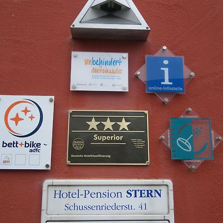 Hotel Pension Stern Bad Buchau Exteriör bild